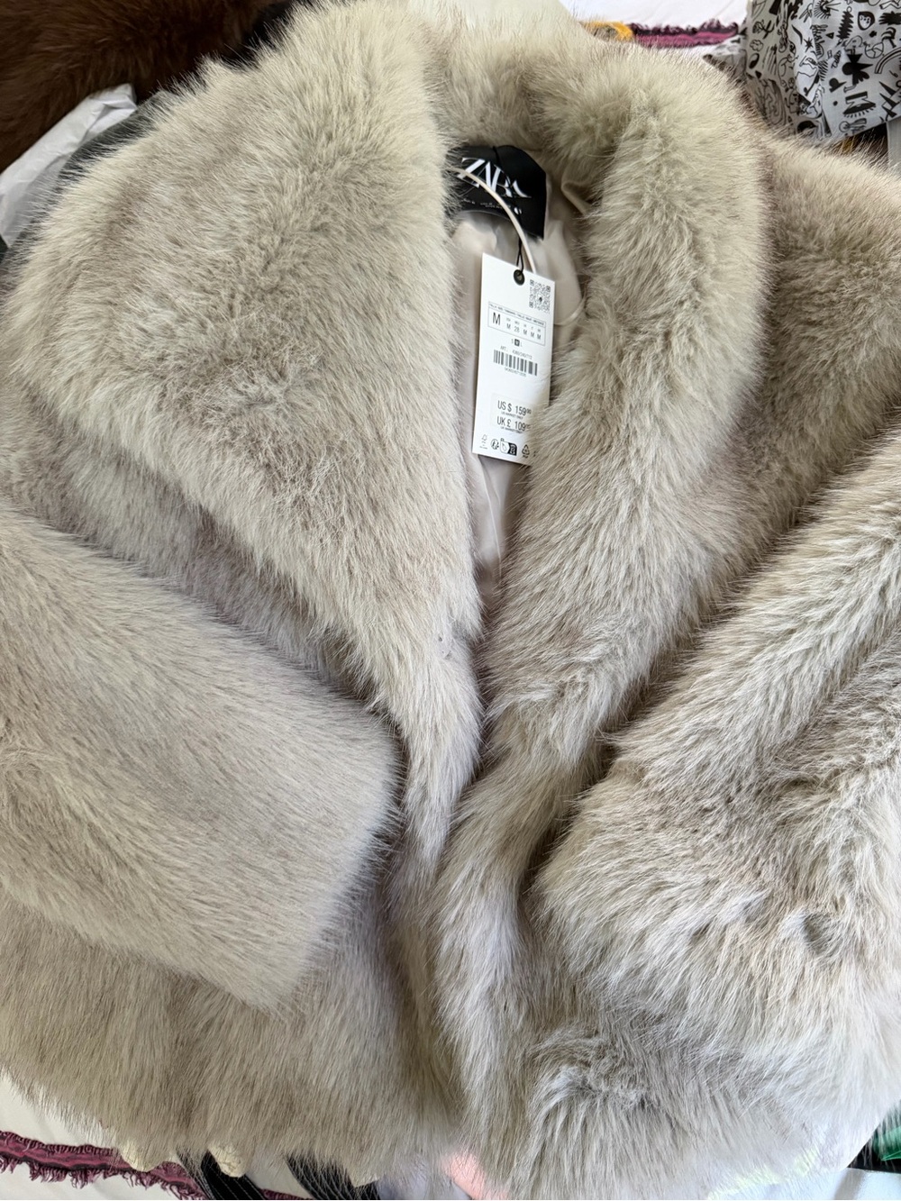 Zara Plush Teddy Jacket